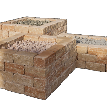 COMBIWALL UNO 30X15X12CM MONT BLANC