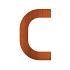 Letter C corten