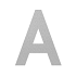 Letter A RVS