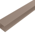 WEO35 Alu F-profiel Light Grey 65x80mm - RAL7006 L=300 cm