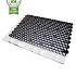 Grindplaat zwart met doek 80x120