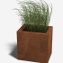 Cortenstaal plantenbak Rechthoek 30x40 H=30 cm MET bodemplaat