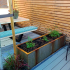 Cortenstaal plantenbak Rechthoek XL 160x50 H=30 cm MET bodemplaat