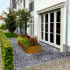 Cortenstaal plantenbak Rechthoek XL 240x60 H=30 cm MET bodemplaat