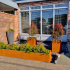 Cortenstaal plantenbak Rechthoek XL 300x50 H=30 cm MET bodemplaat