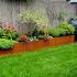 Cortenstaal plantenbak Rechthoek XL 480x100 H=30 cm ZONDER bodemplaat