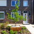 Cortenstaal plantenbak Vierkant 100x100 H=100 cm MET bodemplaat