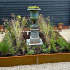 Cortenstaal plantenbak Vierkant XL 240x240 cm H=30 cm ZONDER bodemplaat