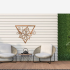 Wanddecoratie Bloem 1.0 Cortenstaal L