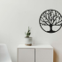 Wanddecoratie Boom Zwart (RAL9005) L