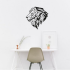 Wanddecoratie Leeuw 2.0 Zwart (RAL9005) L