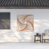 Wanddecoratie Patroon 2.0 Cortenstaal L