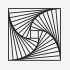 Wanddecoratie Patroon 2.0 Zwart (RAL9005) L