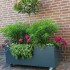 Gepoedercoat staal plantenbak Rechthoek XL 150x50 H=30 cm - Andere RALkleur - ZONDER bodemplaat