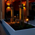 Gepoedercoat staal plantenbak Rechthoek XL 300x100 H=100 cm - Wit (RAL9010) ZONDER bodemplaat