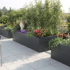 Gepoedercoat staal plantenbak Rechthoek XL 300x120 H=30 cm - Antraciet (RAL7016) ZONDER bodemplaat