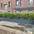 Gepoedercoat staal plantenbak Rechthoek XL 320x30 H=30 cm - Antraciet (RAL7016) MET bodemplaat