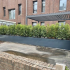 Gepoedercoat staal plantenbak Rechthoek XL 320x80 H=30 cm - Antraciet (RAL7016) ZONDER bodemplaat