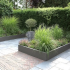 Gepoedercoat staal plantenbak Rechthoek XL 360x120 H=30 cm - Antraciet (RAL7016) MET bodemplaat