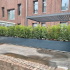 Gepoedercoat staal plantenbak Rechthoek XL 360x30 H=30 cm - Antraciet (RAL7016) ZONDER bodemplaat