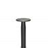 Dornes rondom zwart middelgroot staande lamp 4W dimbaar