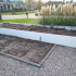 Gepoedercoat staal plantenbak Rechthoek XL 480x60 H=30 cm - Wit (RAL9010) MET bodemplaat