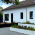 Gepoedercoat staal plantenbak Rechthoek XL 500x50 H=30 cm - Wit (RAL9010) MET bodemplaat