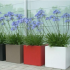 Gepoedercoat staal plantenbak Vierkant 30x30 H=30 cm MET bodemplaat + voeten - Andere RALkleur