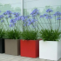 Gepoedercoat staal plantenbak Vierkant 60x60 H=30 cm MET bodemplaat + voeten - Andere RALkleur