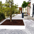 Gepoedercoat staal plantenbak Vierkant XL 200 H=100 cm - Wit (RAL9010) ZONDER bodemplaat