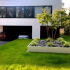 Gepoedercoat staal plantenbak Vierkant XL 300 H=100 cm - Wit (RAL9010) ZONDER bodemplaat