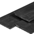 Douglas Zweeds rabat houtpakket zwart geimpregneerd - beton schutting systeem
