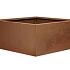 FST Bloembak vlak - CORTEN 90x90x60 cm