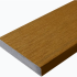 WPC 22.5x138mm Fiberdeck Teak kantplank SE massief L=300 cm