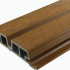 WPC Dubbel rhombus Teak 33x170mm (wb 140mm) L=290 cm Brandklasse D t.b.v. GEVEL