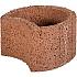 Beplantingselementen Moonflor Bruin Ø35x20 cm