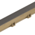 ACO Sleufrooster verzinkt staal antraciet, L=1000mm (tbv. ACO Hexaline 2.0 en ACO Euroline)
