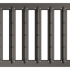 ACO Sleufrooster verzinkt staal antraciet, L=500m (tbv. ACO Hexaline 2.0 en ACO Euroline)