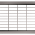 ACO Maasrooster verzinkt staal L=1000mm (30/10 ACO Hexaline 2.0 en ACO Euroline)