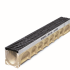 ACO MD100 0.0 verzinkt staal rand incl. gy rooster L=1000mm H=150mm incl. knock out Ø110
