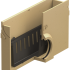 ACO Euroline LEDline RVS Asym. L=500mm, H=65 incl vuilvanger (zonder led)