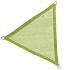 Coolfit Driehoek 5,0 x 5,0 x 5,0m, Lime Groen