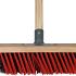 X-bezem buiten 30 cm rood/zwart compleet