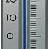 Thermometer metaal design 29 cm