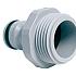 Kraannippel met uitwendige draad 3/4" PVC op kaart