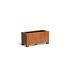 Bloembak Corten met pootjes 1200x500x600 mm