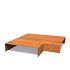 Corten Top Edge binnenhoek 300 mmx204 mmx50 mm mm (LxDxH)
