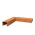Corten Top Edge buitenhoek 300 mmx64 mmx50 mm mm (LxDxH)
