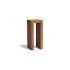 U-element (sokkel) Corten 500 x 500 x 1200 mm