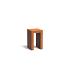 U-element (sokkel) Corten 500 x 500 x 800 mm